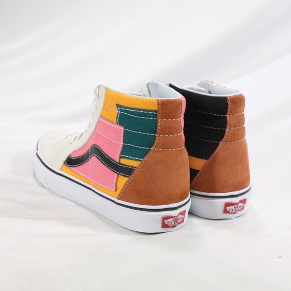 VANS SK8-Hi PATCHWORK Multi Sneakers Like New Sz 8.5 M - Picture 2 of 8